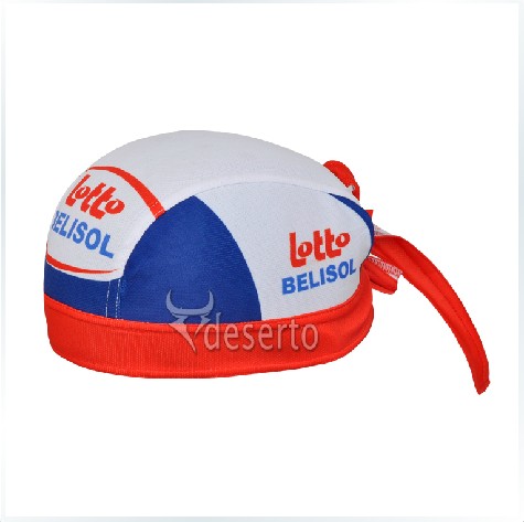 2013 Lotto Bandana Ciclismo Blu